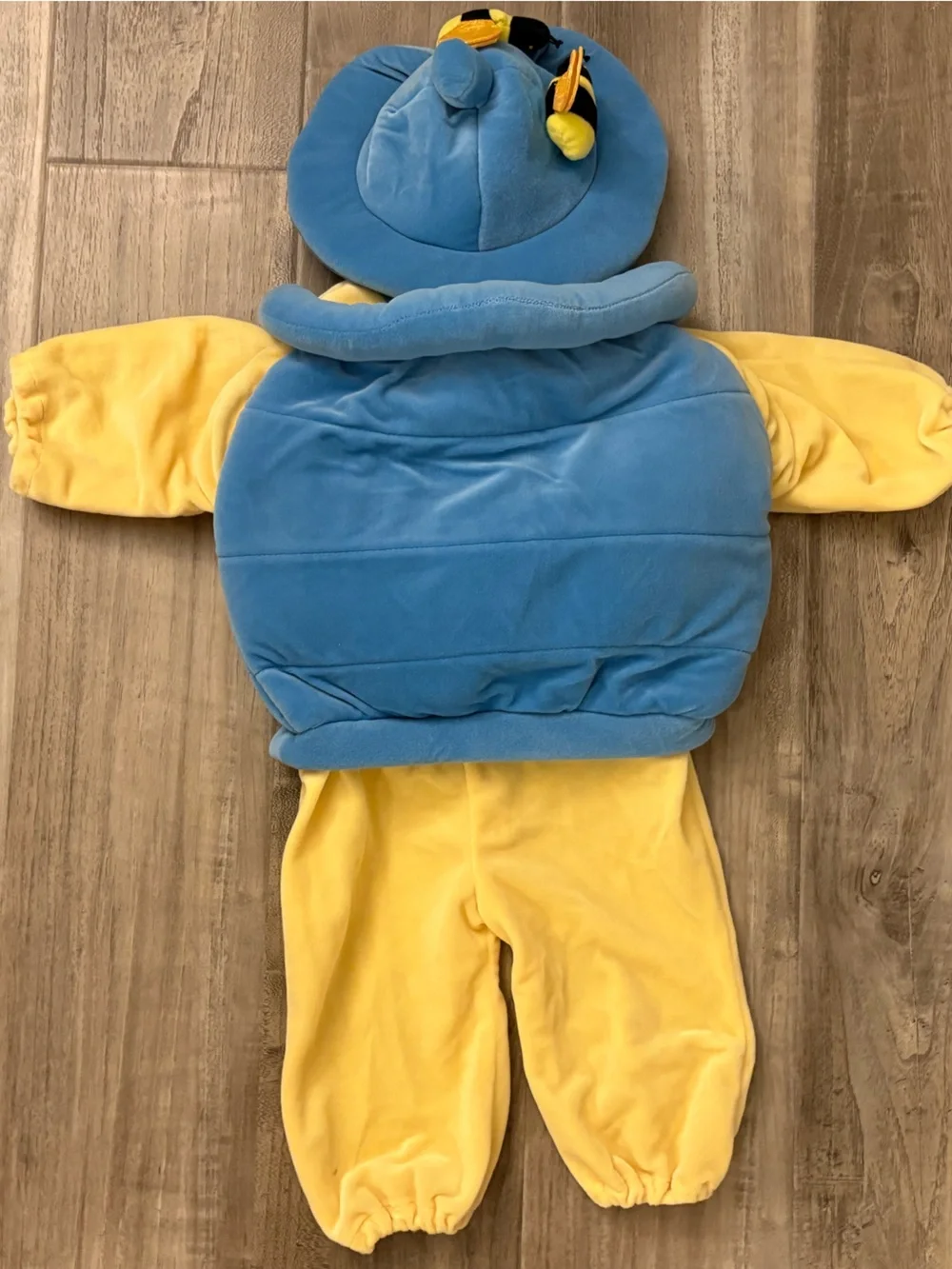 Vintage Disney Store Winnie the Pooh Hunny Pot Baby Costume Size 6-12M - Picture 9 of 9